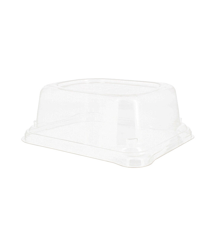 Plastic Deksel voor Suikerriet brood Container 14x11x5cm (300 stuks)