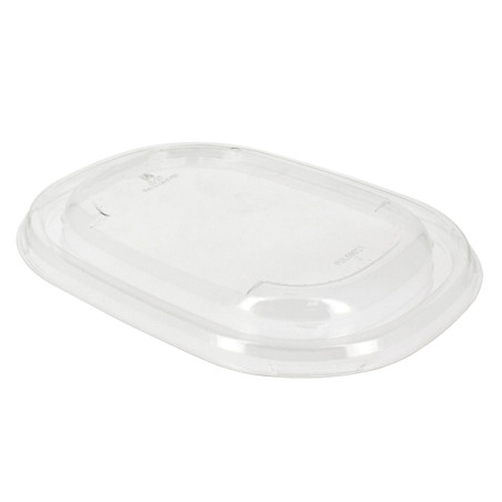 Plastic PET Deksel voor Container 19x15cm (50 stuks) 