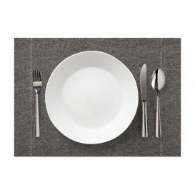 Katoenen placemat "Daen Drap" grijs-groen 32x45cm (72 stuks)