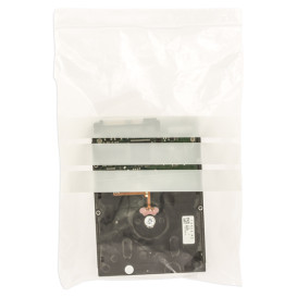 Plastic zak met rits drukknoopsluiting 18x25cm G-200 (1000 stuks)