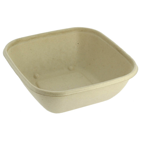 Suikerriet kom PLA gelamineerd 750ml 17x17x5cm (300 stuks) 