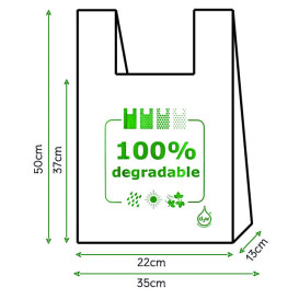 Plastic Hemddraagtassen 100% Biologisch afbreekbaar 35x50cm (100 stuks) 