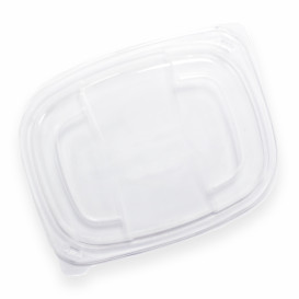 Plastic Deksel transparant Container PP 800/1000ml 21,5x17x2cm (320 stuks)