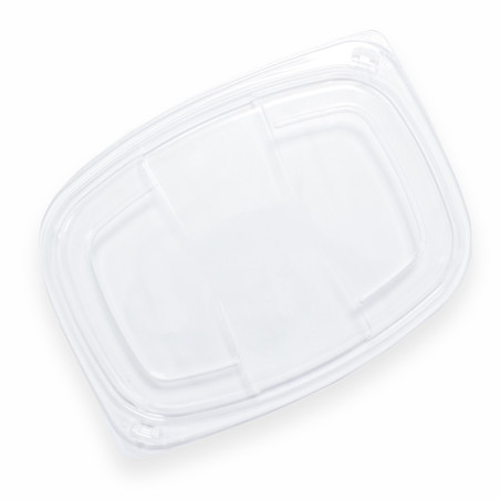 Plastic Deksel transparant Container OPS1050/1250ml 25,5x18,9x2cm (20 stuks) 