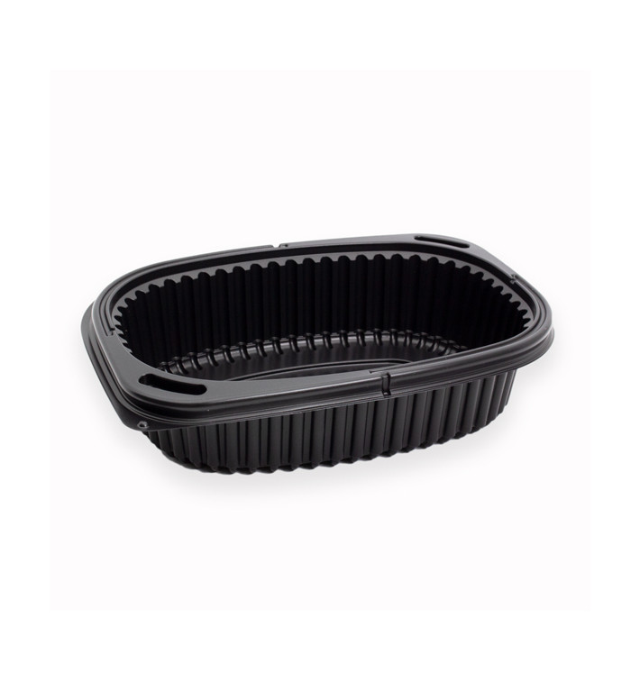 Plastic PP Container Rechthoekige vorm 600ml 19x14x4,8cm (40 stuks) 