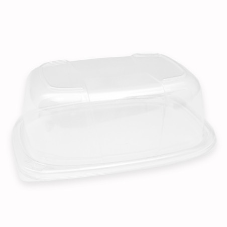 Plastic Deksel transparant Container OPS 800/1000ml 21,5x17x7cm (320 stuks)