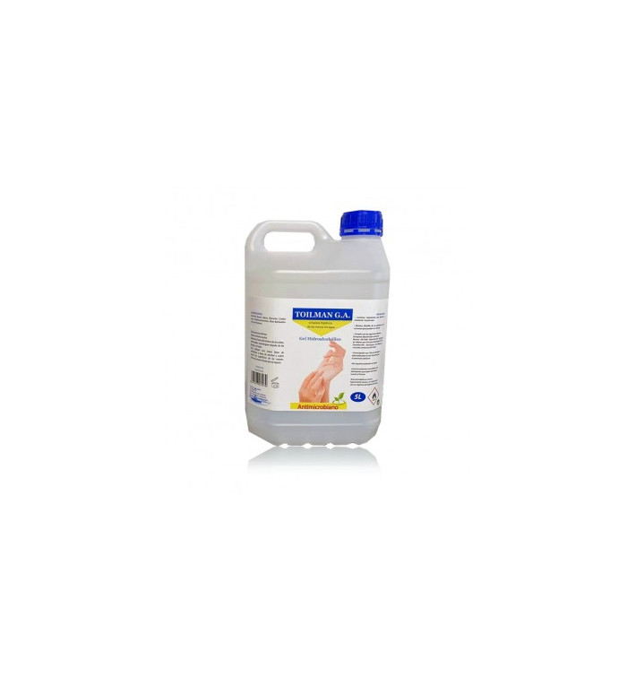 Antibacteriële Hydroalcoholische Sanitaire Gel 5000ml (4 stuks)