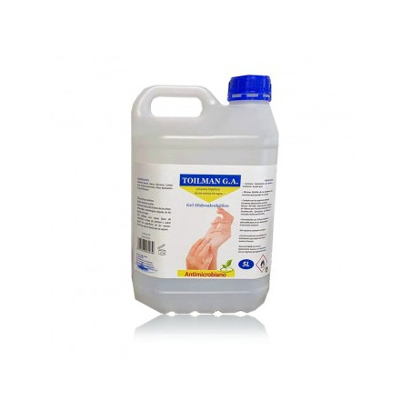 Antibacteriële Hydroalcoholische Sanitaire Gel 5000ml (4 stuks)