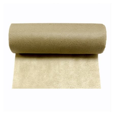 Niet geweven PLUS Tafelkleed rol crème 1,2x50m P40cm (6 stuks) 