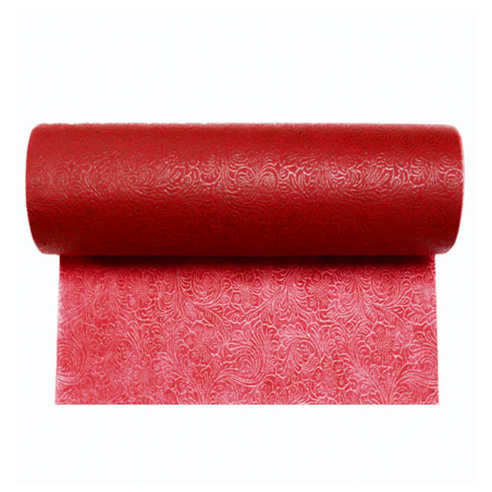 Niet geweven PLUS Tafelkleed rol Rood 1,2x45m P40cm (6 stuks) 