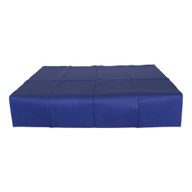 Voorgesneden papieren tafelkleed blauw 40g 1,2x1,2m (300 stuks) 