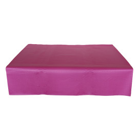 Voorgesneden papieren tafelkleed fuchsia 40g 1,2x1,2m (300 stuks) 