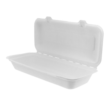 Suikerriet Gescharnierd Panini Container 29x14x6cm (200 stuks) 