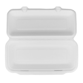 Suikerriet Gescharnierd Panini Container 29x27,3x3,75cm (50 stuks) 