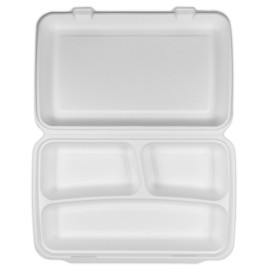 Suikerriet Gescharnierd Panini Container 3C 38x48,3x6,15cm (100 stuks) 