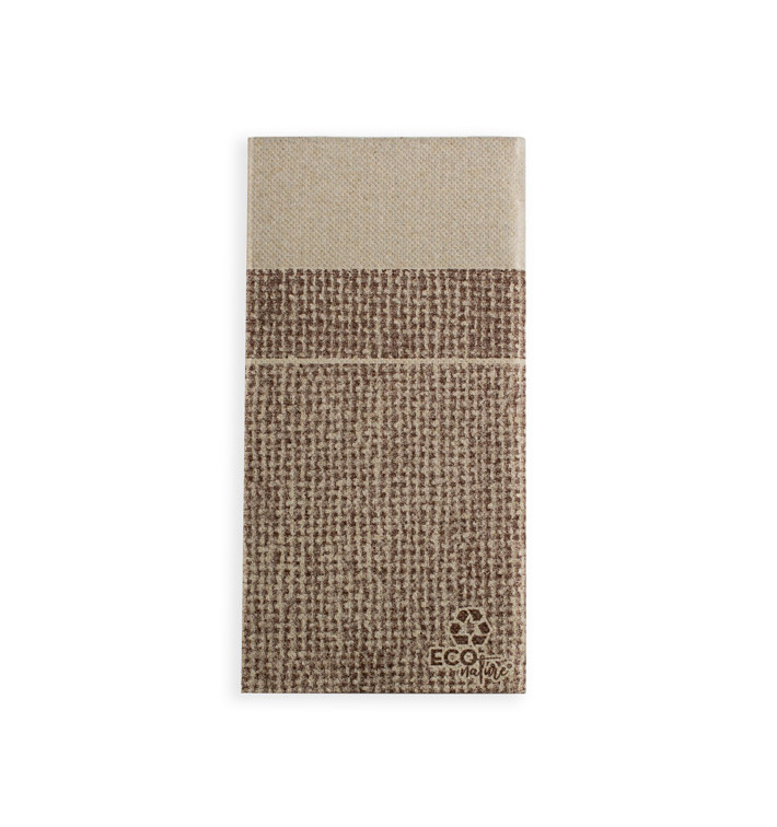 Zakvouw papieren servet Jute 40x40cm (960 stuks)