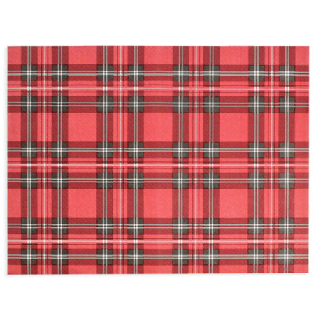 Placemat van Papier Rood "Glasgow" 30x40cm 40g/m² (500 Stuks)