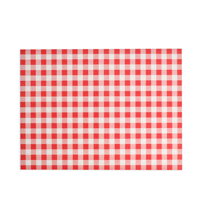 Papieren Placemats 30x40cm "Vichy" 40g (1000 stuks)