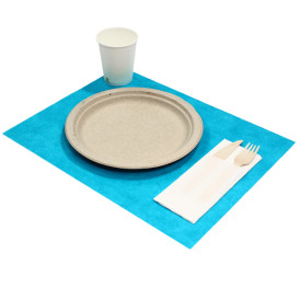 Niet geweven PLUS Placemat Turkoois 30x40cm (400 stuks) 