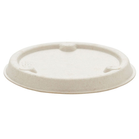 Suikerriet Deksel Container 60ml Naturel Ø6,0cm (2000 stuks)