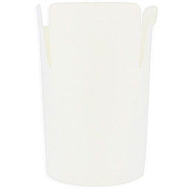 Papieren Take-Out Container 100% ECO Wit 16Oz/480ml (500 stuks)