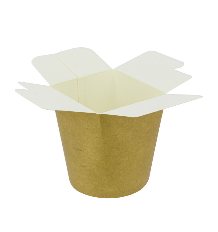 Papieren Take-Out Container 100% ECO Kraft 26Oz/780ml (50 stuks)