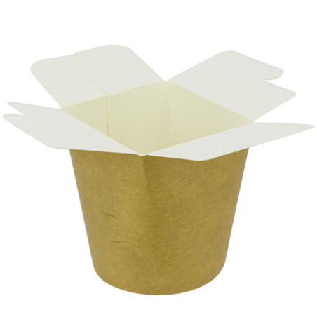 Papieren Take-Out Container 100% ECO Kraft 26Oz/780ml (500 stuks)