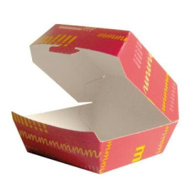 Kartonnen burger doos 12x12x7cm (450 stuks)