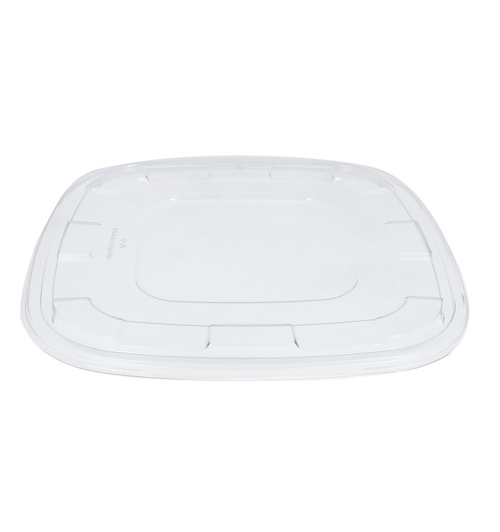 Plastic Deksel rPET Transparant 13x13cm (50 Stuks)