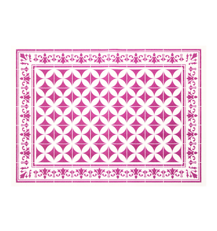 Papieren Placemats 30x40cm "Alhambra" Purper 50g/m² (1000 Stuks)