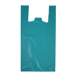 Plastic Hemddraagtassen 70% Gerecycled “Colors” Blauw 42x53cm 50µm (40 stuks) 