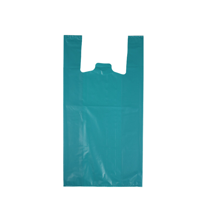 Plastic Hemddraagtassen 70% Gerecycled “Colors” Blauw 42x53cm 50µm (40 stuks) 