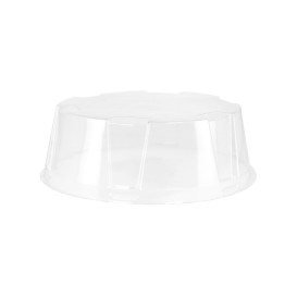 Deksel voor Cakeplak Container APET Transparant Ø16x8cm (210 Stuks)