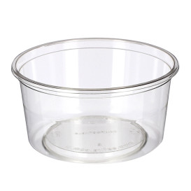 Tub Deli Container PLA transparant Compostable 360ml (600 Stuks) 