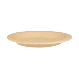 Papieren bord Rond vormig Vetvrij kraft Ø18cm 195g/m² (450 stuks) 