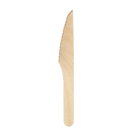 Wegwerp Hout Mes 16,5cm (1.000 Stuks)