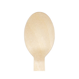 Wegwerp Hout Lepel 16cm (25 Stuks)