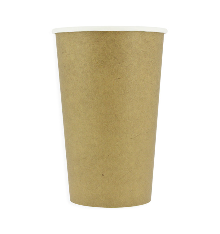 Papieren Beker Kraft ECO 16Oz/480ml Ø9cm (50 Stuks)