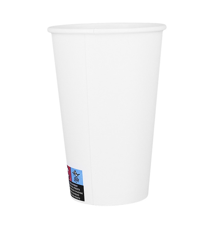 Papieren beker wit ECO 16Oz/480ml Ø9cm (1.000 Stuks)