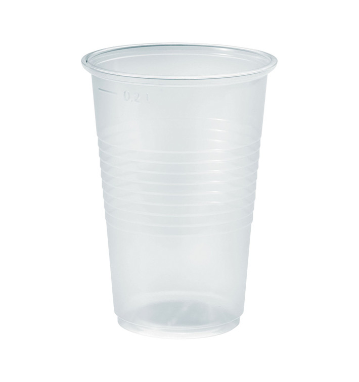 Plastic PP beker transparant 230ml Ø7,0cm (100 stuks) 