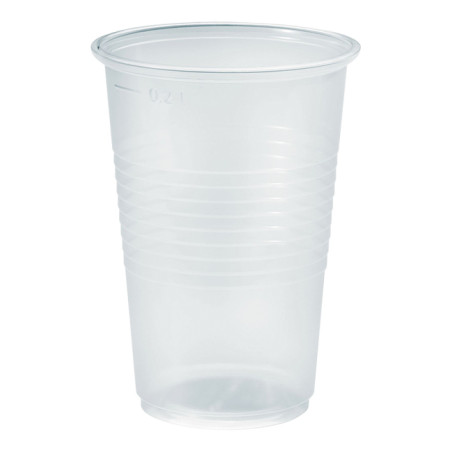 Plastic PP beker transparant 230ml Ø7,0cm (100 stuks) 