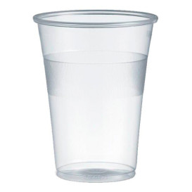 Plastic PP beker transparant 400ml Ø8,3cm (1000 stuks)