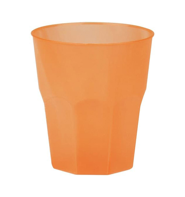 Plastic PP beker "Frost" oranje 270ml (20 stuks) 