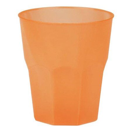 Herbruikbare Onbreekbare Beker PP oranje 350ml (20 stuks) 