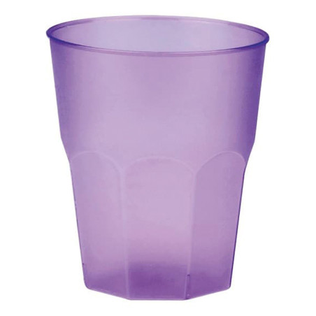 Plastic PP beker "Frost" lila 270ml (20 stuks) 