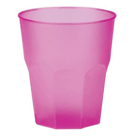 Herbruikbare Onbreekbare Beker PP fuchsia 350ml (420 stuks)