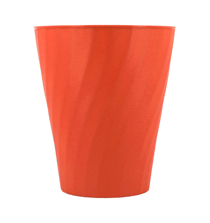 Plastic PP beker "X-Table" oranje 320ml (128 stuks)