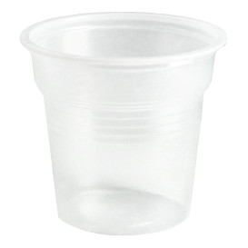 Plastic PS Shotje transparant 80ml Ø5,7cm (50 stuks) 