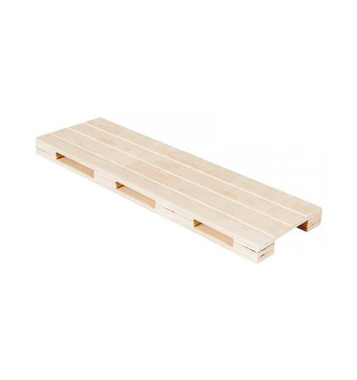 Houten mini Pallet Bediening Platter 40x15x2cm (20 stuks)