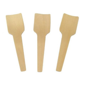 Houten ijs lepel 7cm (2.000 stuks)